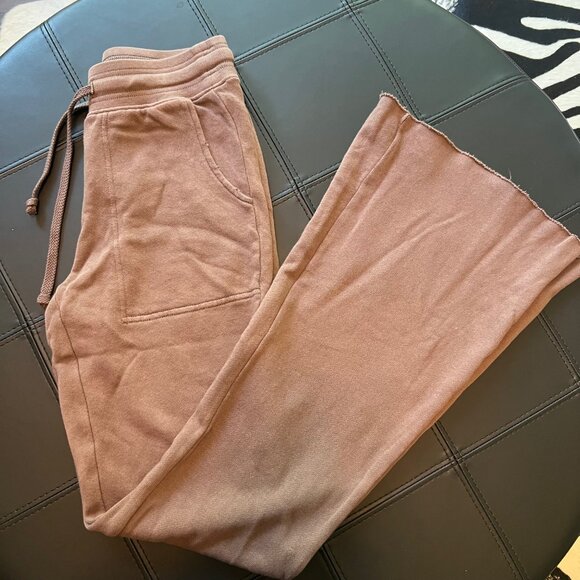 Aerie High Rise Flare pants Cocoa brown Size XS - Picture 6 of 6
